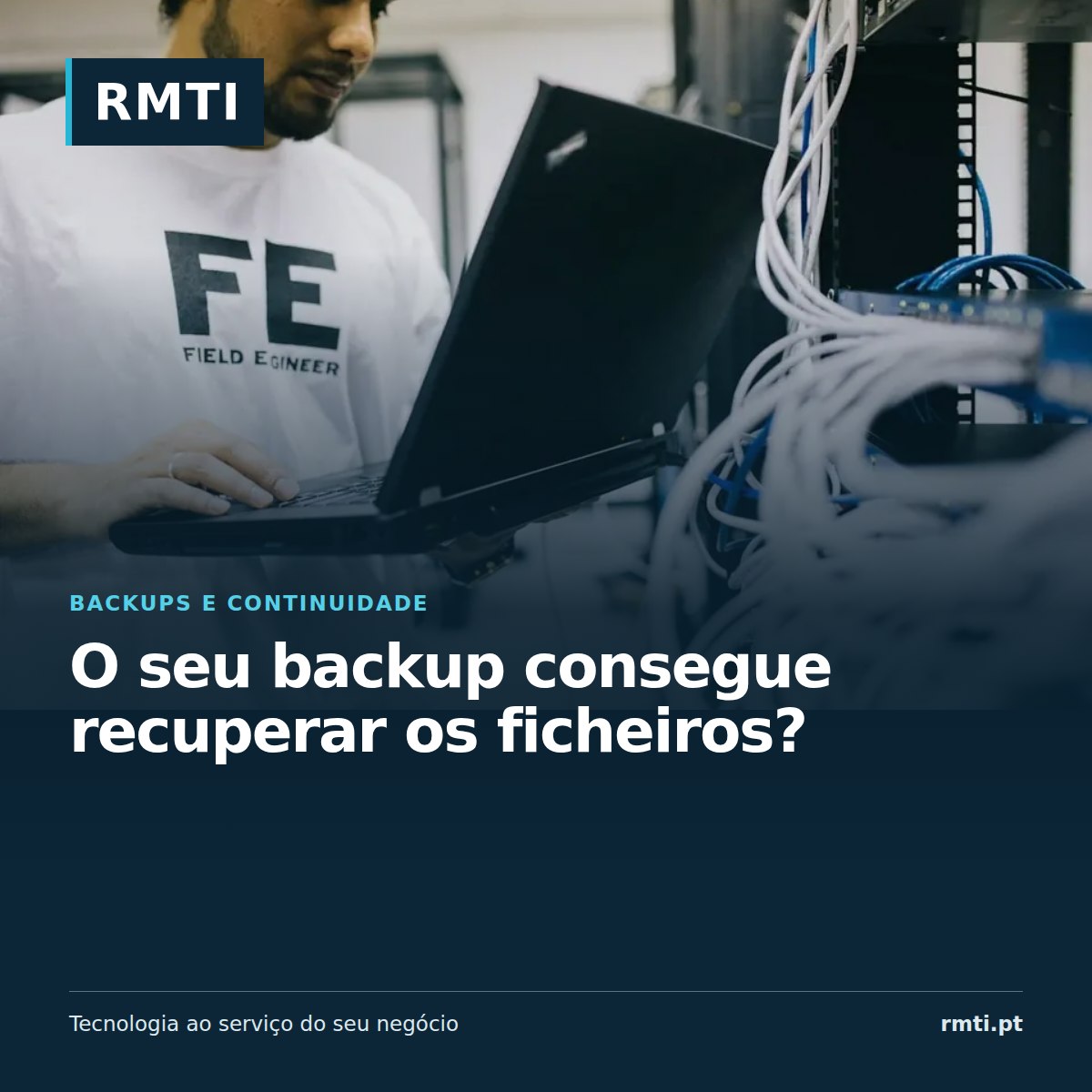 Infraestrutura de rede e equipamentos informáticos. Imagem ilustrativa.